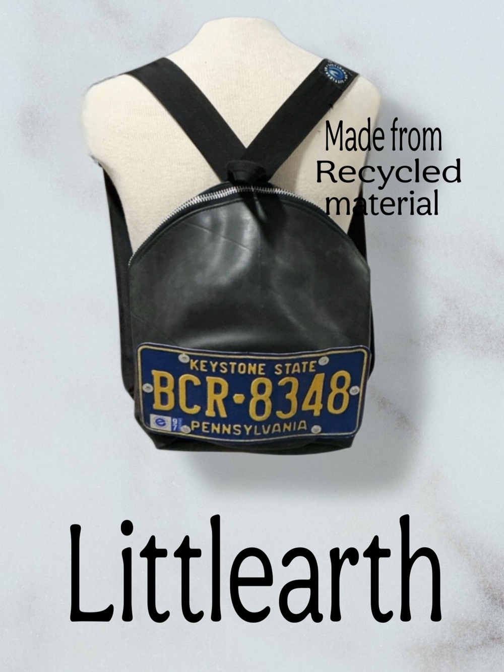 LITTLEARTH Recycled Rubber Backpack Vintage